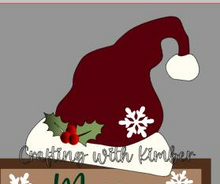 Load image into Gallery viewer, Chunky Wonky Santa Boots and Hat Digital SVG file