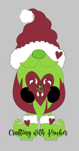 Load image into Gallery viewer, 20" Grinch outfit for interchangeable gnome, digital SVG file