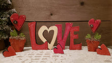 Load image into Gallery viewer, Digital SVG File Valentine Chunky Love with Flower Pots