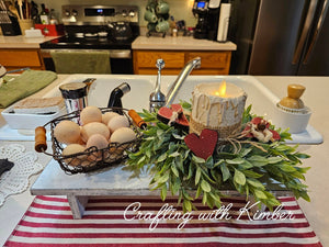 Wood table risers/shelves