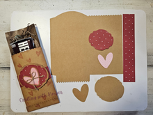 Load image into Gallery viewer, Valentine Cocoa/Candy/Card - Paper Crafting Kit