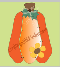 Load image into Gallery viewer, Chunky Wonky Pumpkin Door/porch hanger