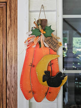 Load image into Gallery viewer, Chunky Wonky Pumpkin Door/porch hanger