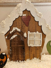 Load image into Gallery viewer, Gingerbread Santa House, Sled and Tree Digital SVG File