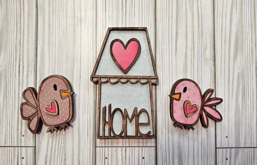 Birdhouse Home Magnet Set  Finished/Ready to ship