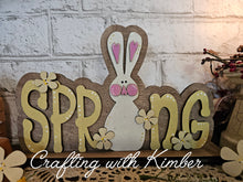 Load image into Gallery viewer, SPRING with Bunny shelf sitter set