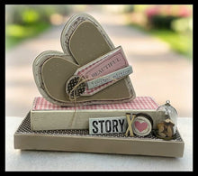 Load image into Gallery viewer, Wonky layered Heart "flower" set