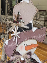 Load image into Gallery viewer, Stuart the Tall Skinny Porch Snowman *Digital SVG and PDF File**