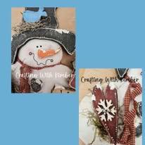 Load image into Gallery viewer, Wonky Snowman with Birdhouse Porch Hanger/Yardstake