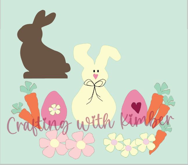 Chunky Wonky Spring Bunny Bowl Filler sets and extras