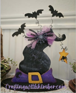 Chunky, Wonky, Batty Witchy Hat