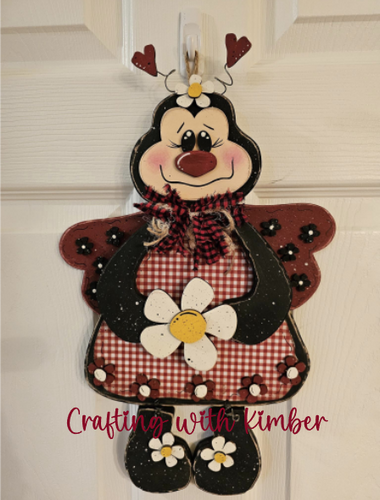 Chunky Wonky Ladybug porch hanger