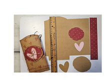 Load image into Gallery viewer, Valentine Cocoa/Candy/Card - Paper Crafting Kit