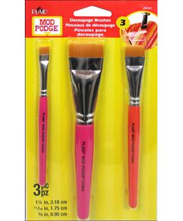 Mod Podge Decoupage Brushes set of 3