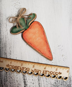Personalized Carrot Easter Basket tags