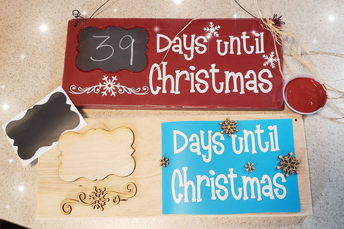 Christmas Countdown sign kit