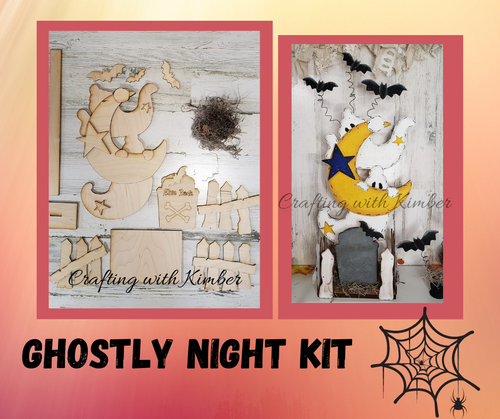 Ghostly Night 3-D wood kit