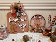 Load image into Gallery viewer, Small Gingerbread Kisses Cutting board digital SVG file