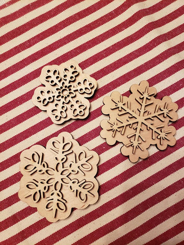 Gingerbread snowflake cookies set/3