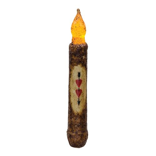 Heart/Valentines Day tapered Candle