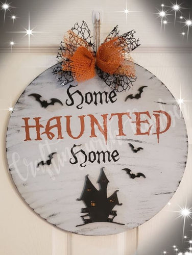 Home Haunted Home Door Hanger Kit