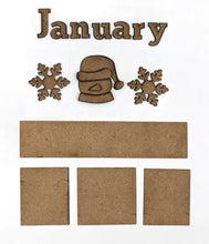 Load image into Gallery viewer, January Calendar Kit