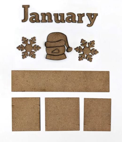 January Calendar Kit
