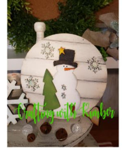 Let it Snow-Snowman tiered tray kit