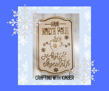 Load image into Gallery viewer, North Pole Hot Cocoa sign kit