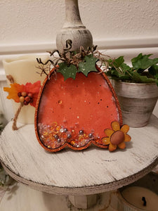 Pumpkin with flower Shaker set