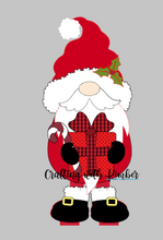 Load image into Gallery viewer, 12&quot; Santa outfit for interchangeable gnome Digital SVG file