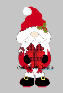 12" Santa outfit for interchangeable gnome Digital SVG file