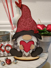Load image into Gallery viewer, Gnome, I &quot;Heart&quot; You Valentine Tiered Tray Kit