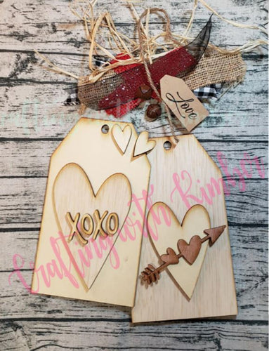 Valentines Day 3D Door Tag Kit