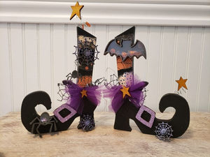 Witchy Boot Kit with extras **Spider and Bat Shakers"
