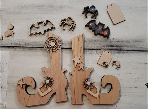 Witchy Boot set **WOOD KIT ONLY**
