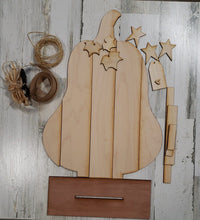 Load image into Gallery viewer, Jumbo Shiplap Pumpkin Shelf Sitter/Mantle Kit